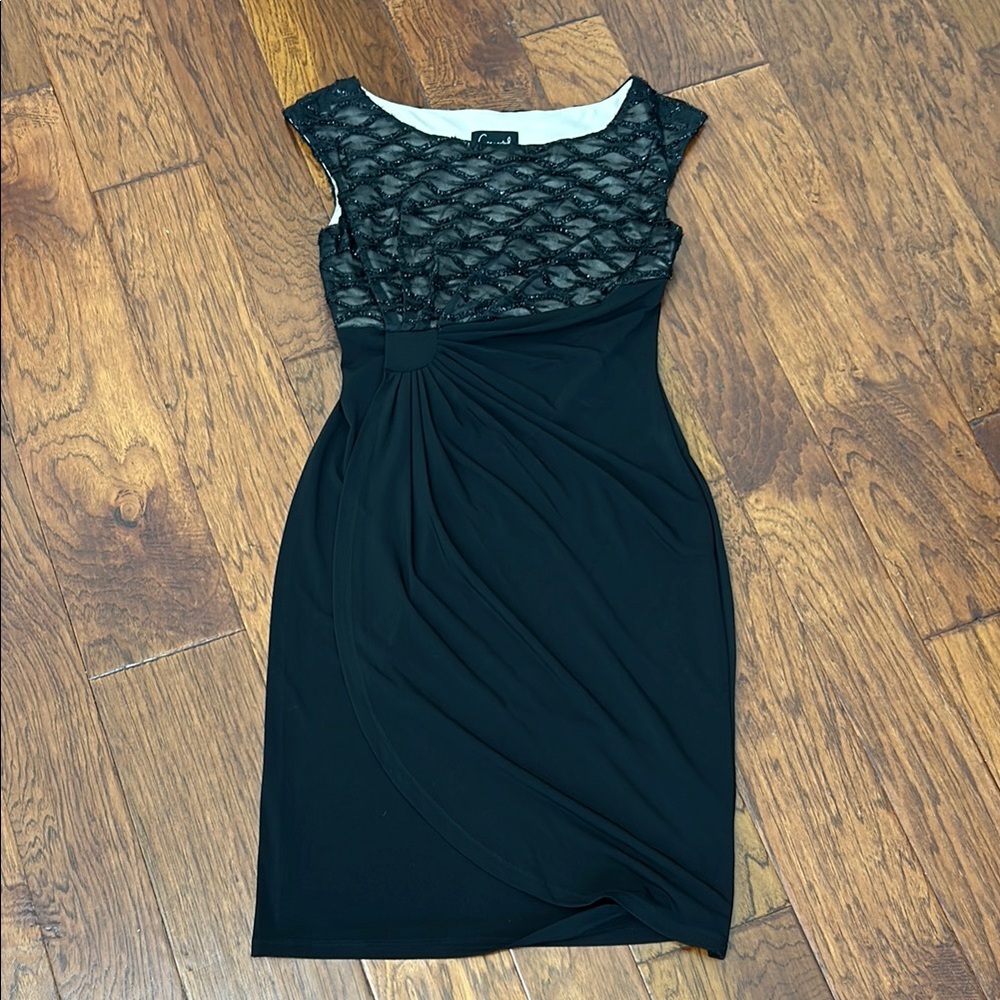 Chic Black Lace Dress